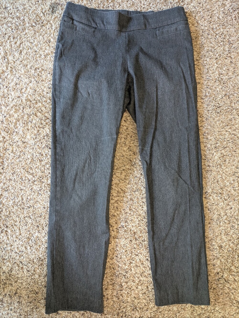Petite Charcoal Gray Dress Pants
